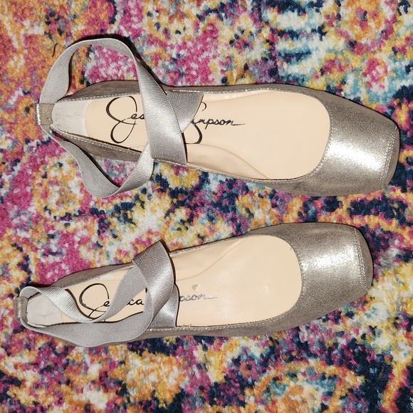 Jessica Simpson Mandalaye 8.5 M ballerina flats sandbar color - Picture 7 of 14